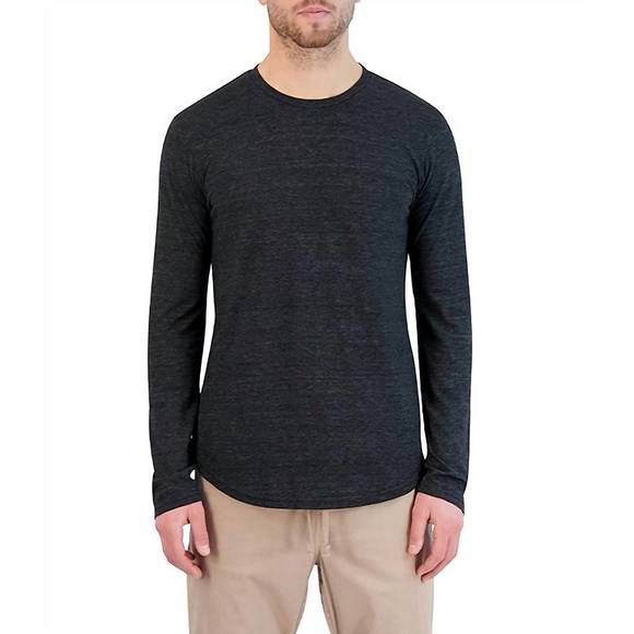 Goodlife | Shirts | New Goodlife Men Triblend Scallop Crew Tee In Black ...